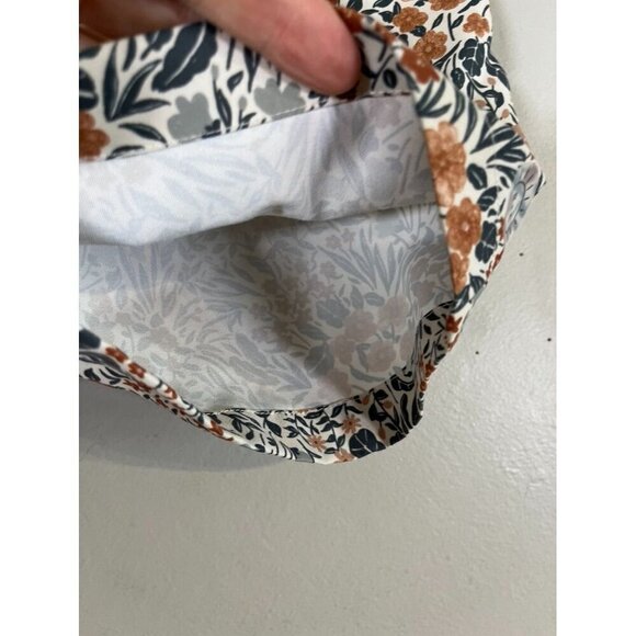 Rylee Cru Shorts Kid 10Y Brown Pull On Floral Summer Beach Travel Preppy Neutral - Picture 7 of 16